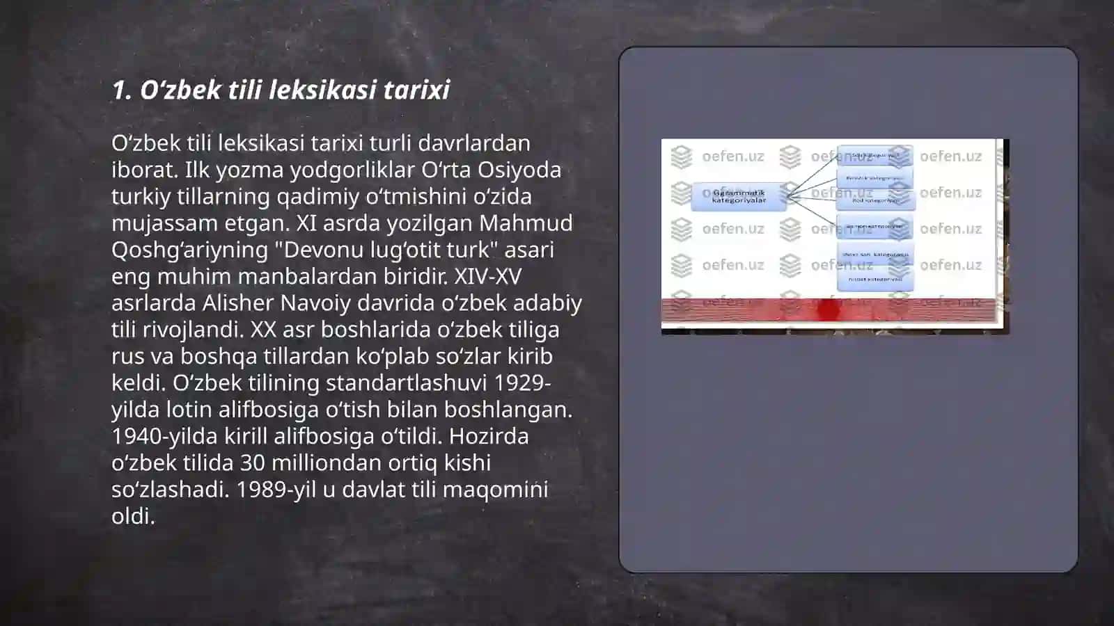 O'zbek tili leksiyasi 3