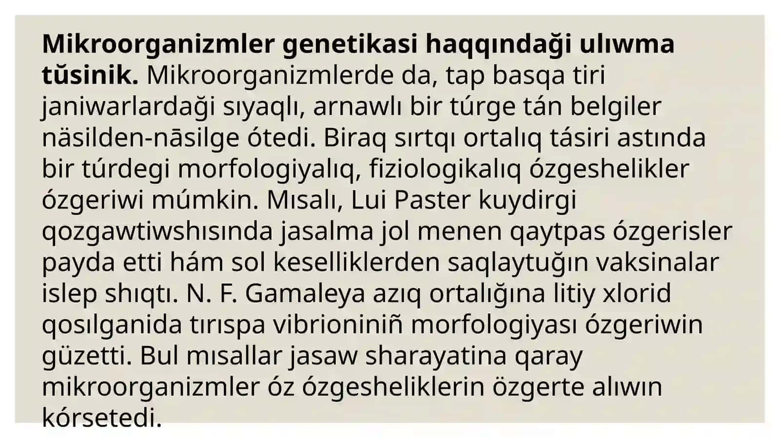 Mikroorganizmler genetikasi 3