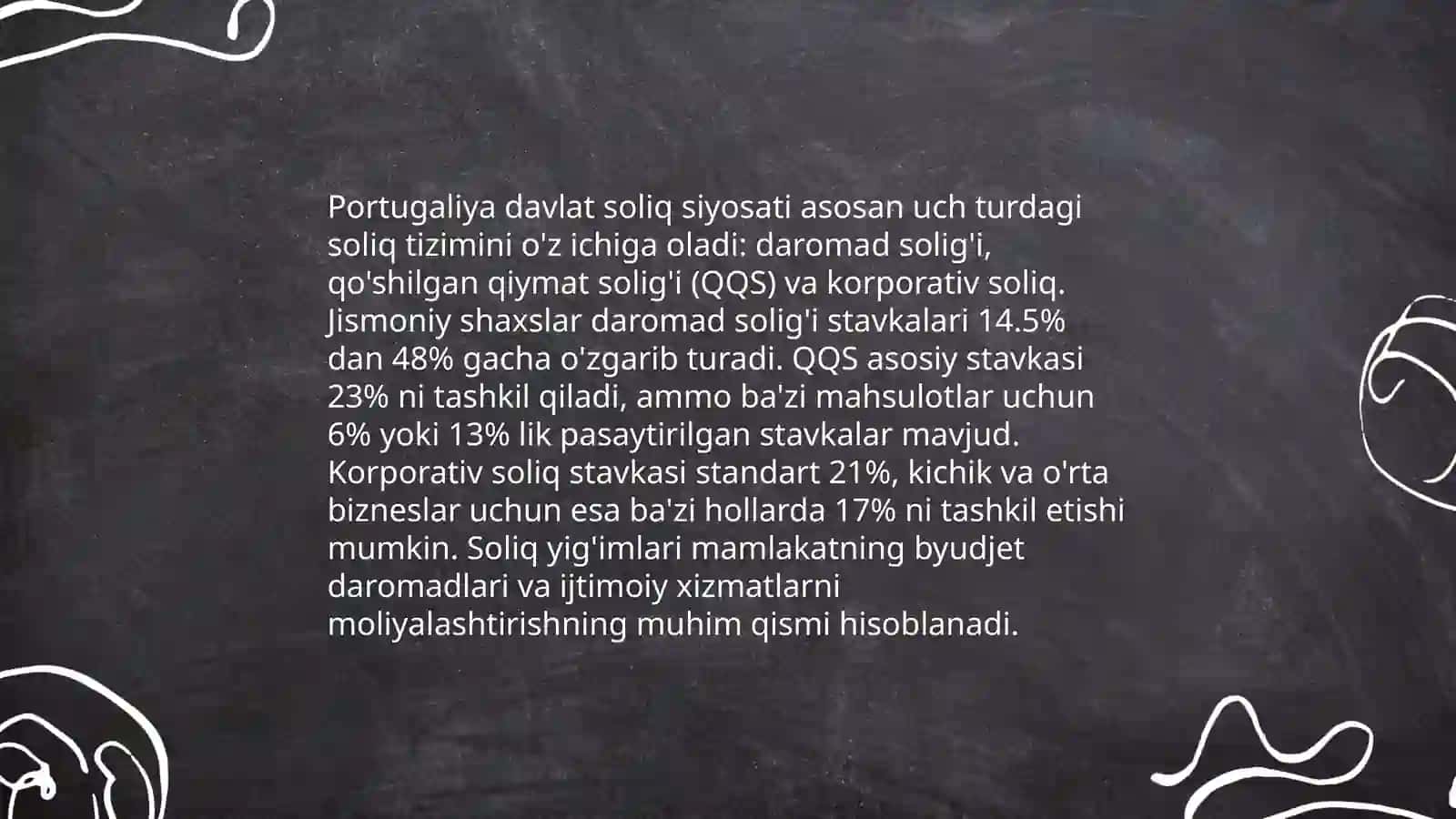 Portugaliya davlatni soliq tizimi 3