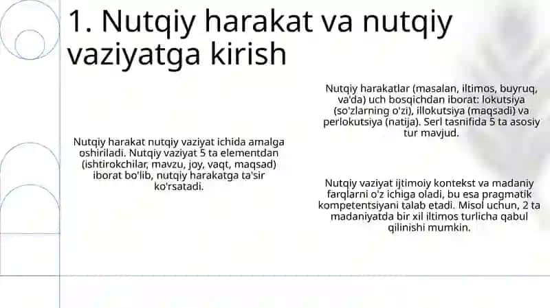 Nutqiy harakat va nutqiy vaziyat 3