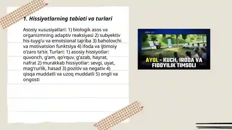 Shaxsning hissiy va irodaviy sohasi 3