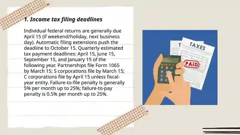 Paying taxes 3