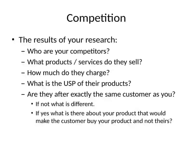 Markets and competitors 3