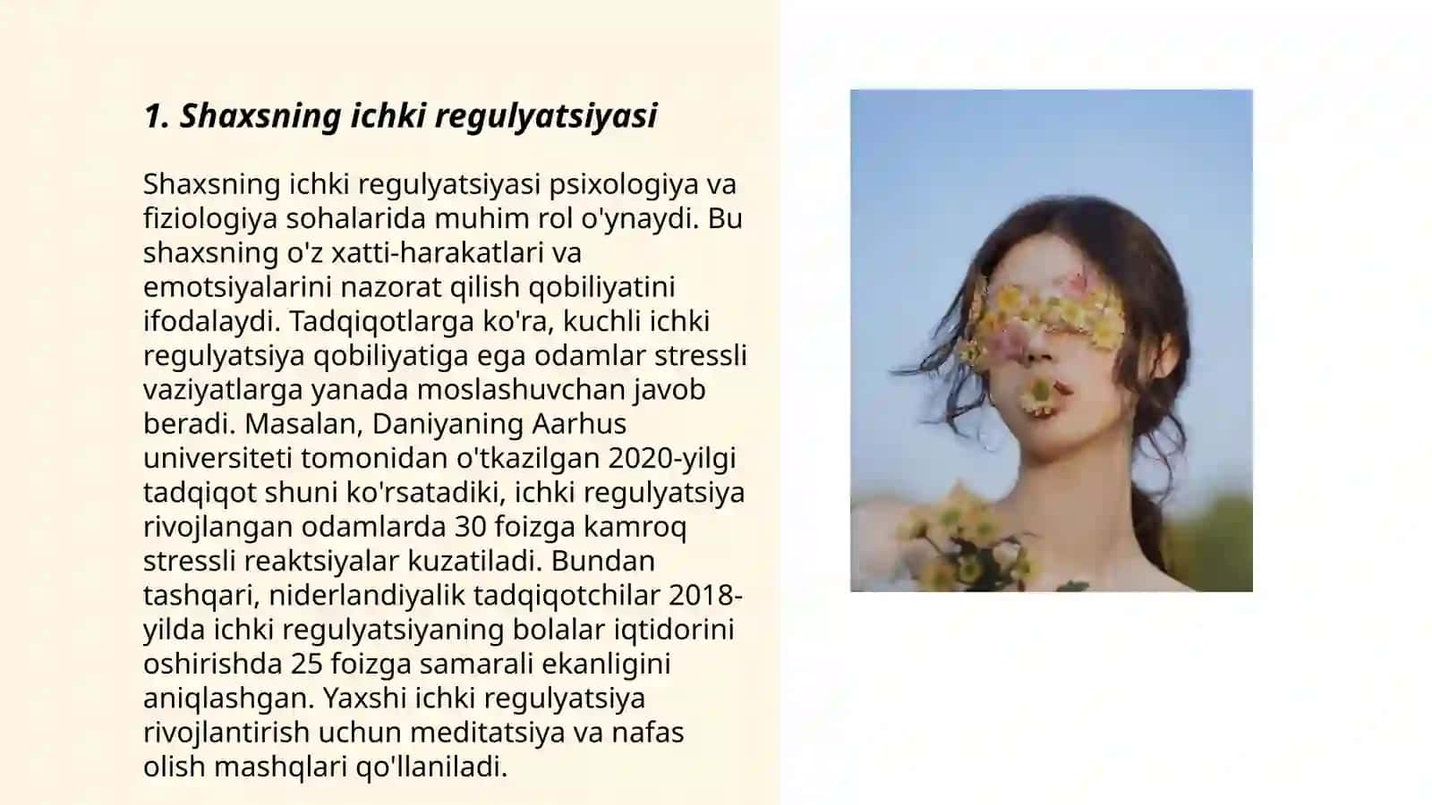 Shaxsning ichki regulyatsiyasi 3