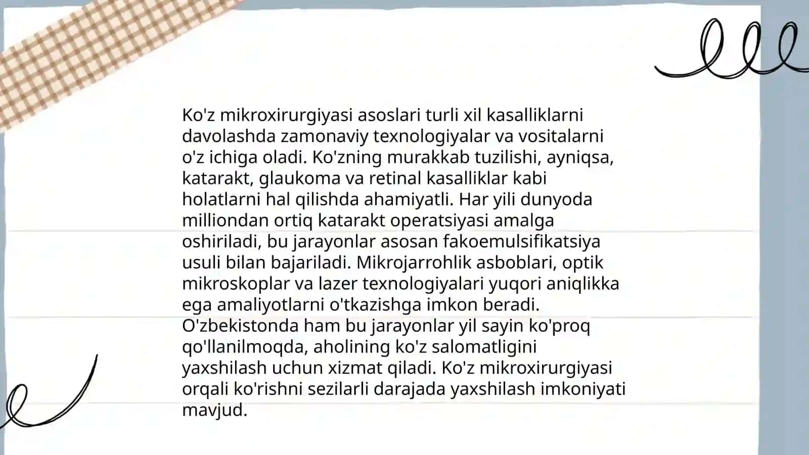 Ko'z mikroxirurgiyasi 3