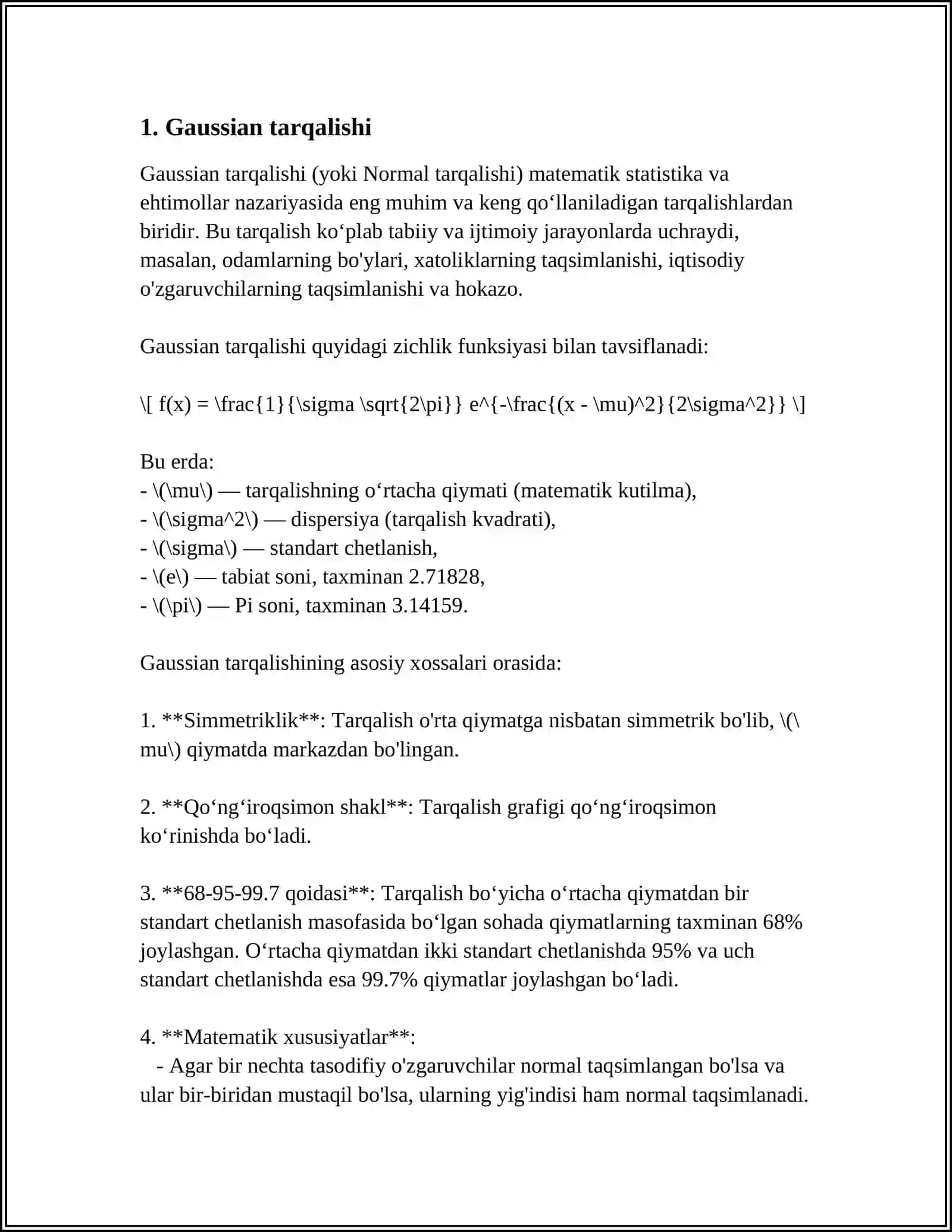 GAUSSIAN HISOBLASH MAJMUASI 3