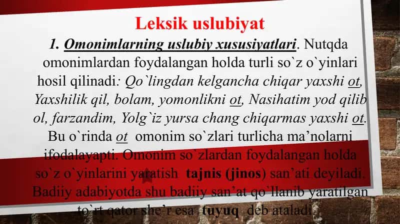 Uslubiyat turlari 3