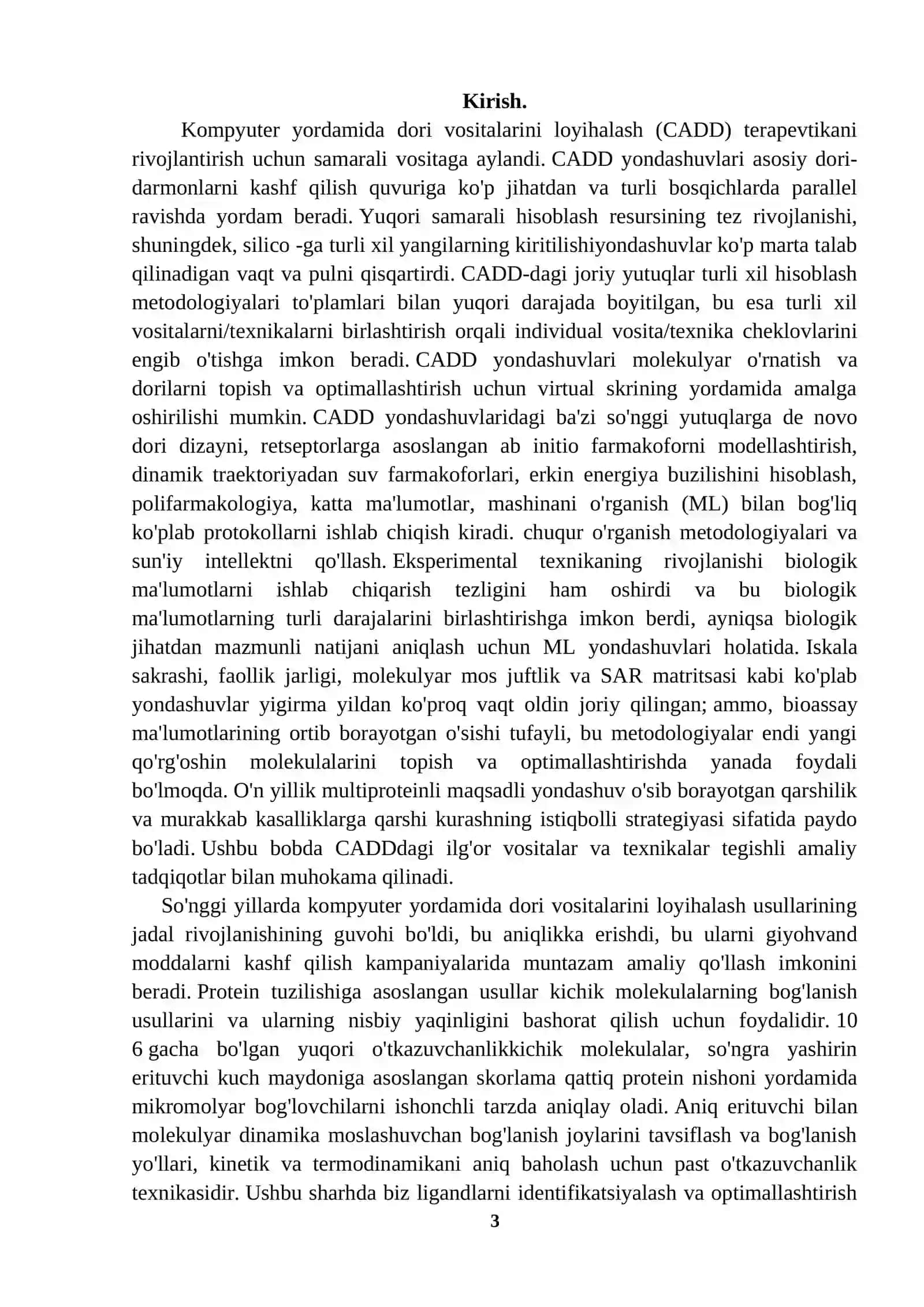 ZAMONAVIY DRUG-DESIGN INSTRUMENTLARI VA USULLARI 3