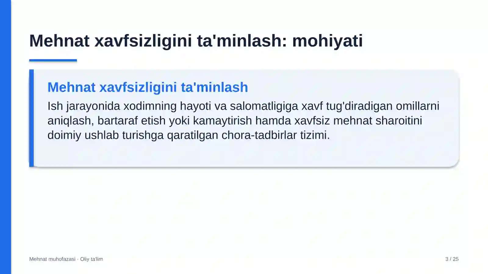 Yoga studiyalarida mehnat xavfsizligini ta'minlash 3