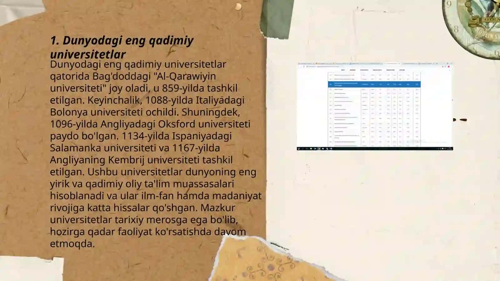 Dunyodagi eng qadimiy universitetlar 3