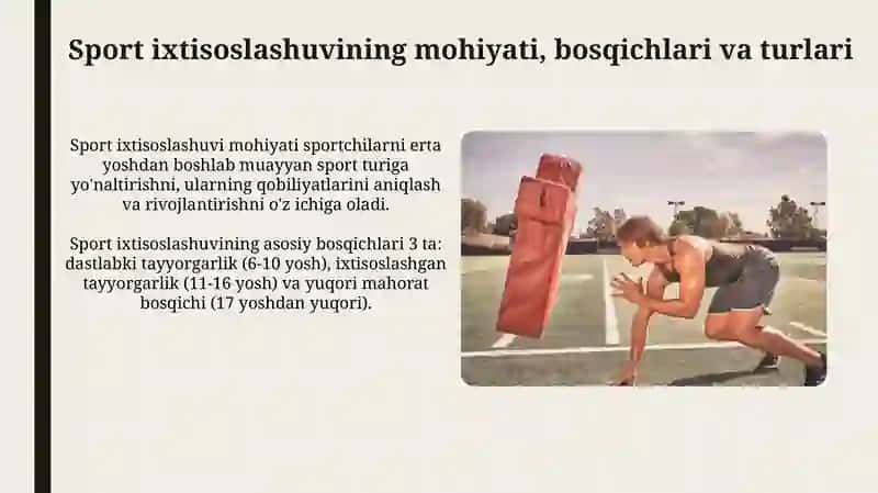 Sport ixtisoslashuvi 3