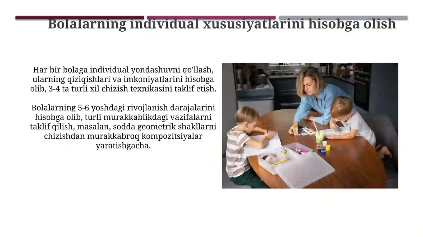 Yosh Bolalarga Chizishni O'rgatish Metodlari 3