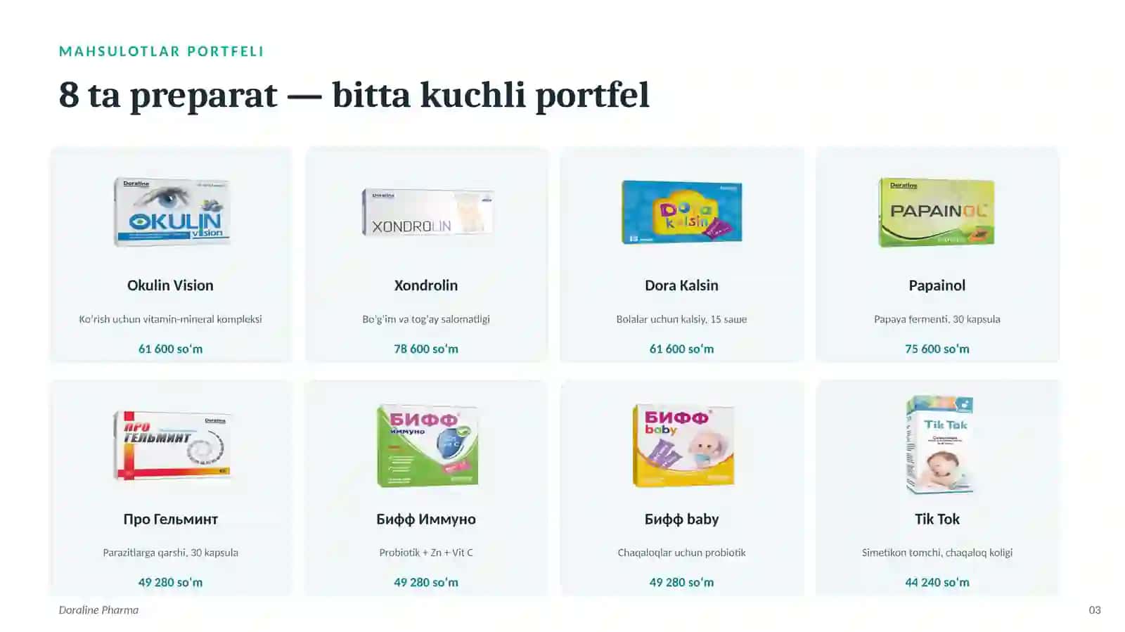 Doraline Pharma 3