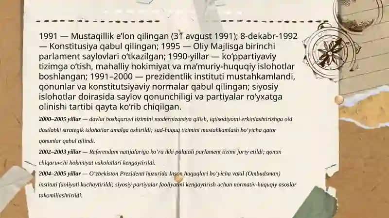 O'zbekistonning o'ziga xos istiqlol va taraqqiyot yo'li 3
