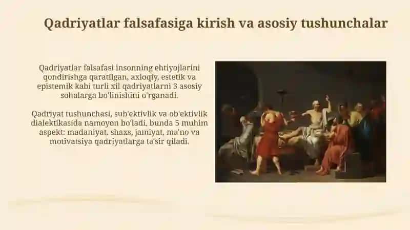 Qadriyatlar falsafasi 3