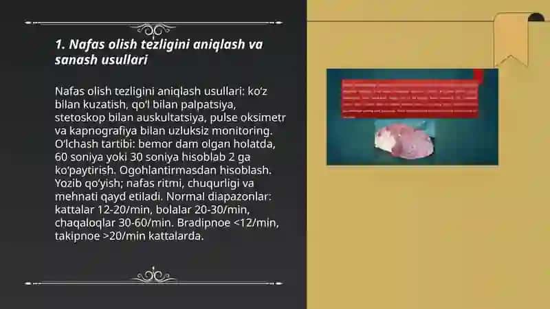 Nafas olish azolari kasaliklarida bemorlarni parvarishlash 3