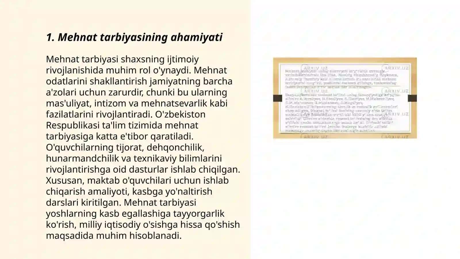 Mehnat tarbiyasi 3