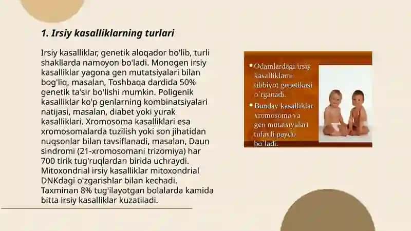 Irsiy kasalliklar 3