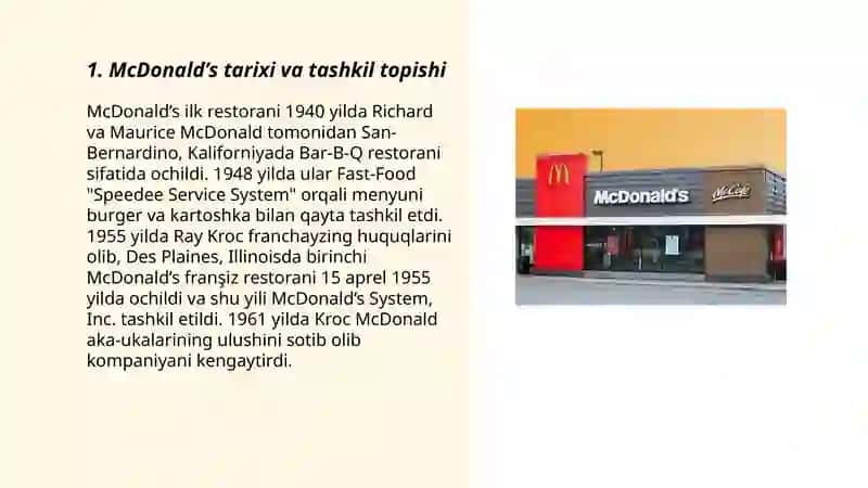 McDonald’s Corporation haqida 3