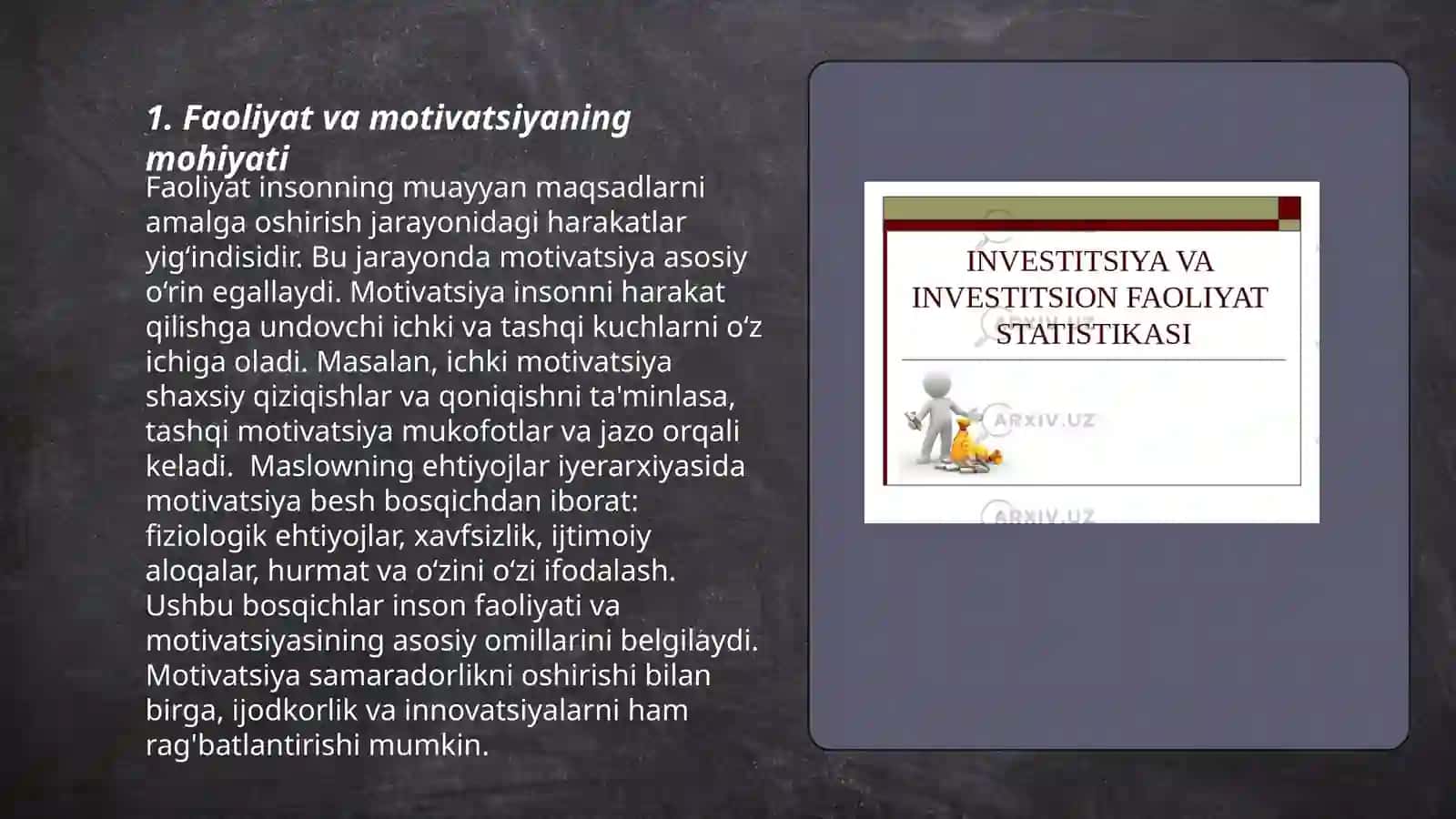 Faoliyat va mativatsiya 3