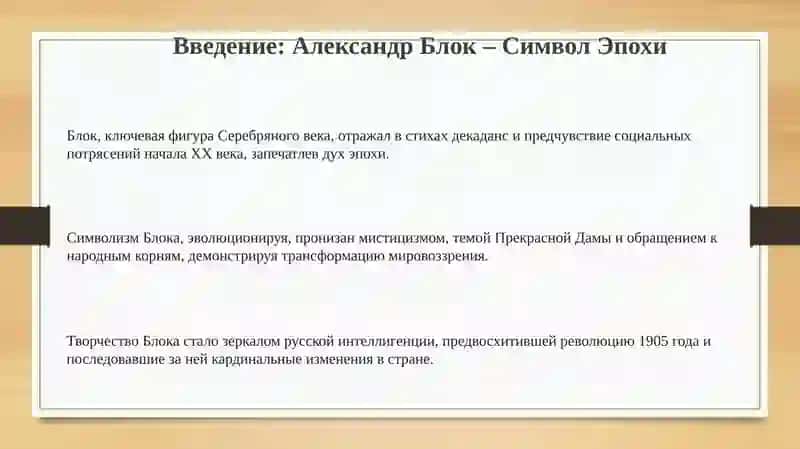 Творчество А.Блока 3