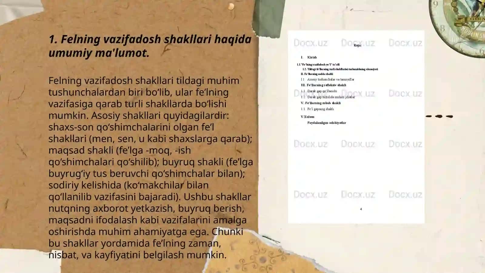 Felning vazifadosh shakllari 3