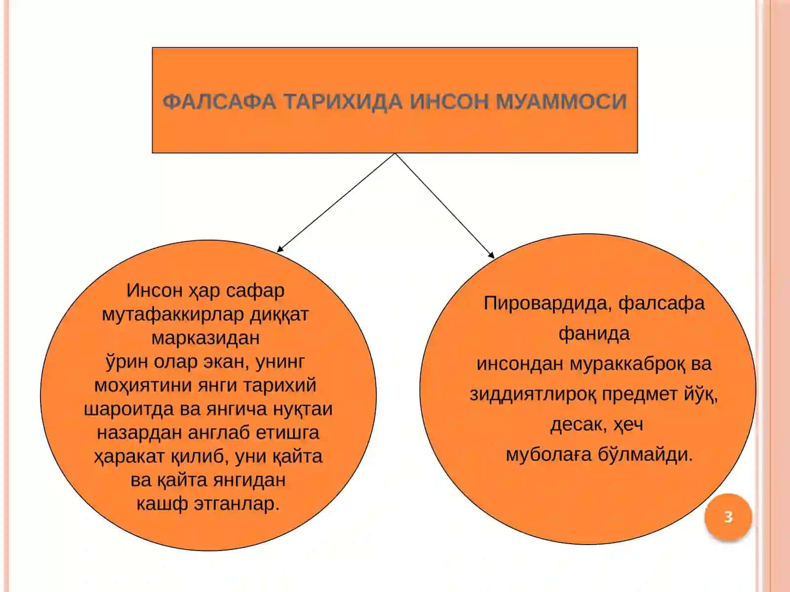 Фалсафий антропология – инсон ҳакидағи таълимот 3
