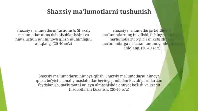 Shaxsning Axborot Borasidagi Xavfsizligi 3