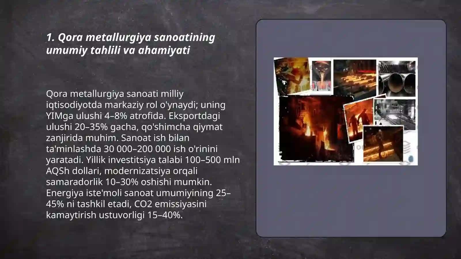 Qora metallurgiya sanoati 3