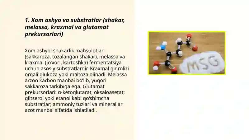 Natriy glutamat ishlab chiqarish 3