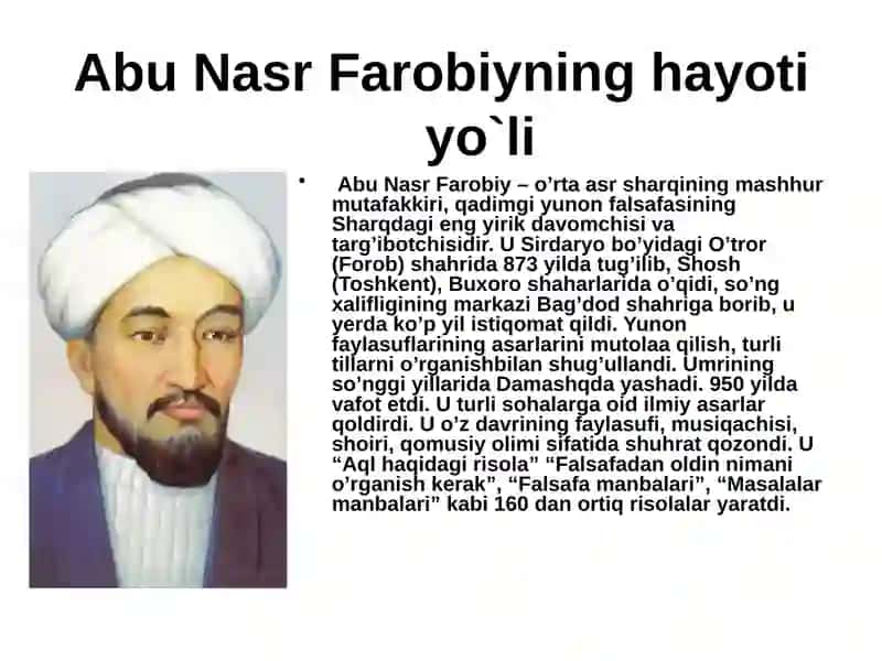 Abu Nasr Farobiyni ta'lim-tarbiyaga oid qarashlari 3