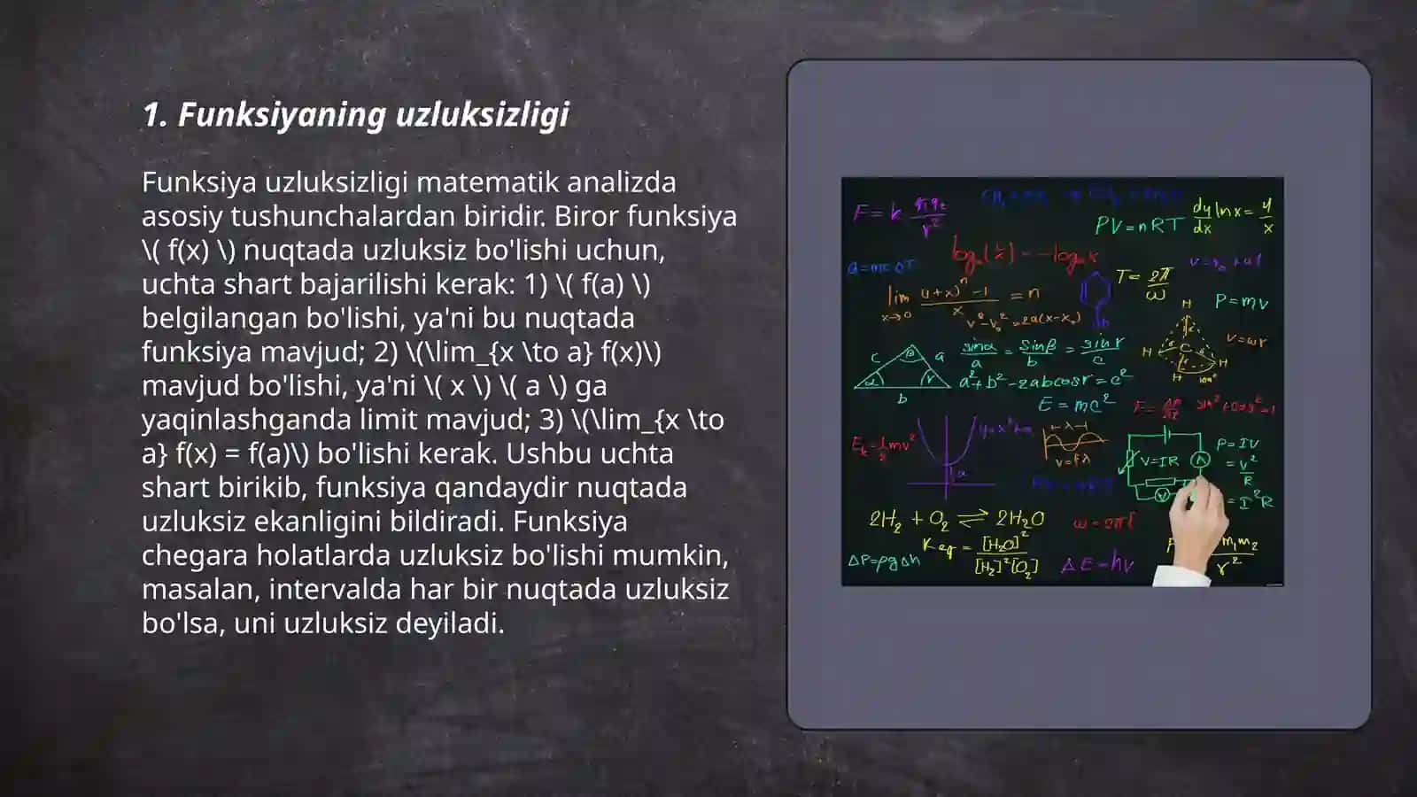 Funksiyaning uzluksizligi 3