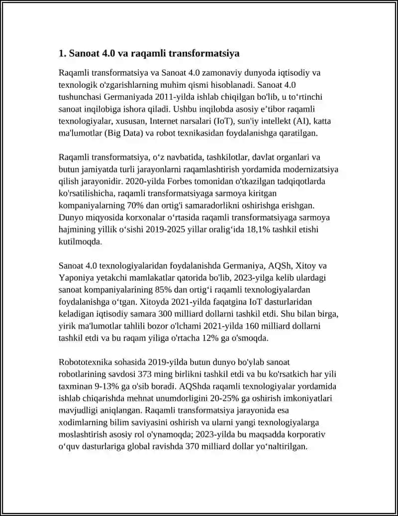 ZAMONAVIY ISHLAB CHIQARISH TEXNALOGIYALARI 3