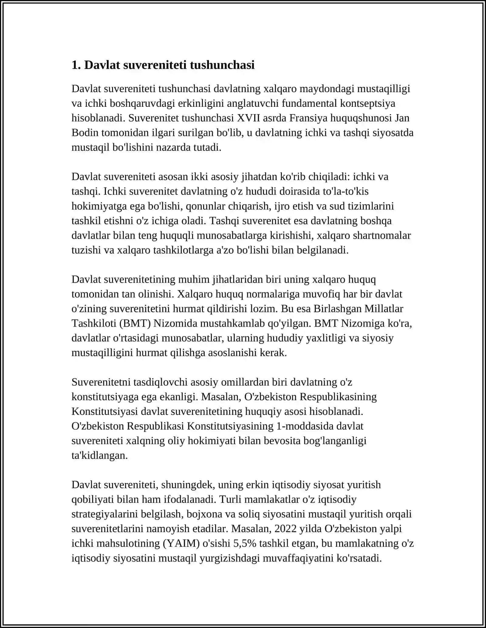 Davlat Suvereniteti Tushunchasi 3