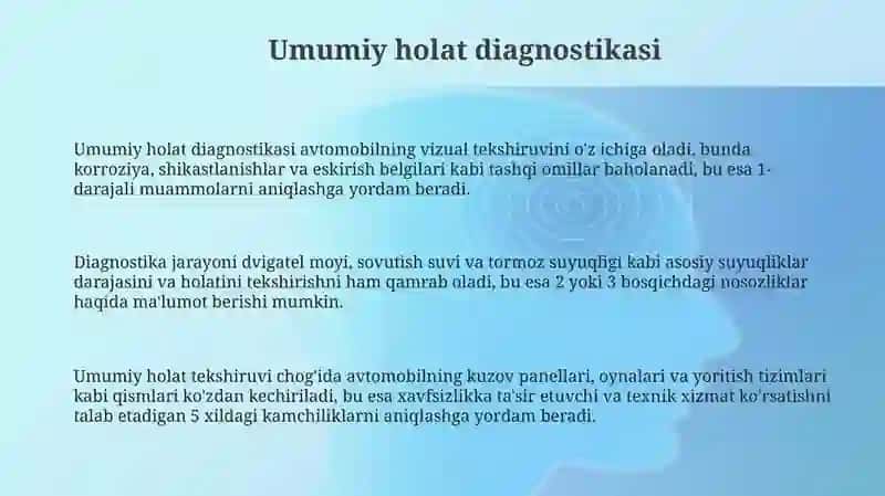 Umumiy holat diagnostikasi 3