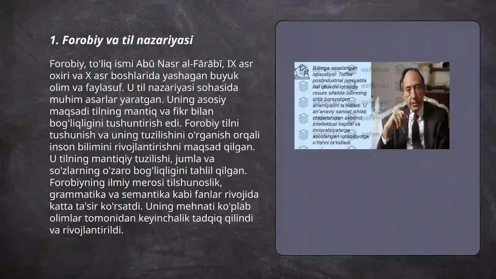 Abu Nasr Forobiy til va nutqqa oid qarashlari 3