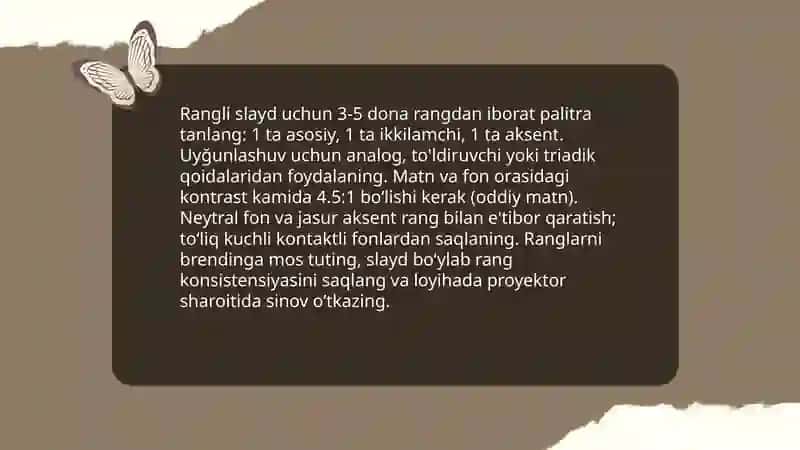 Rangli slayd kerak 3