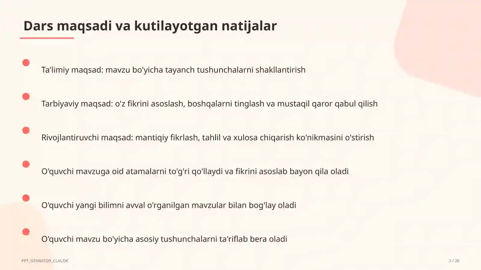 Dolzarb mavzular — maktab va o'qituvchilar 3