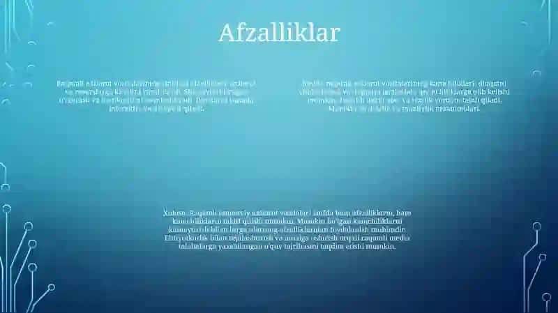 Raqamli asrda o'qitish: sinfda raqamli media 3