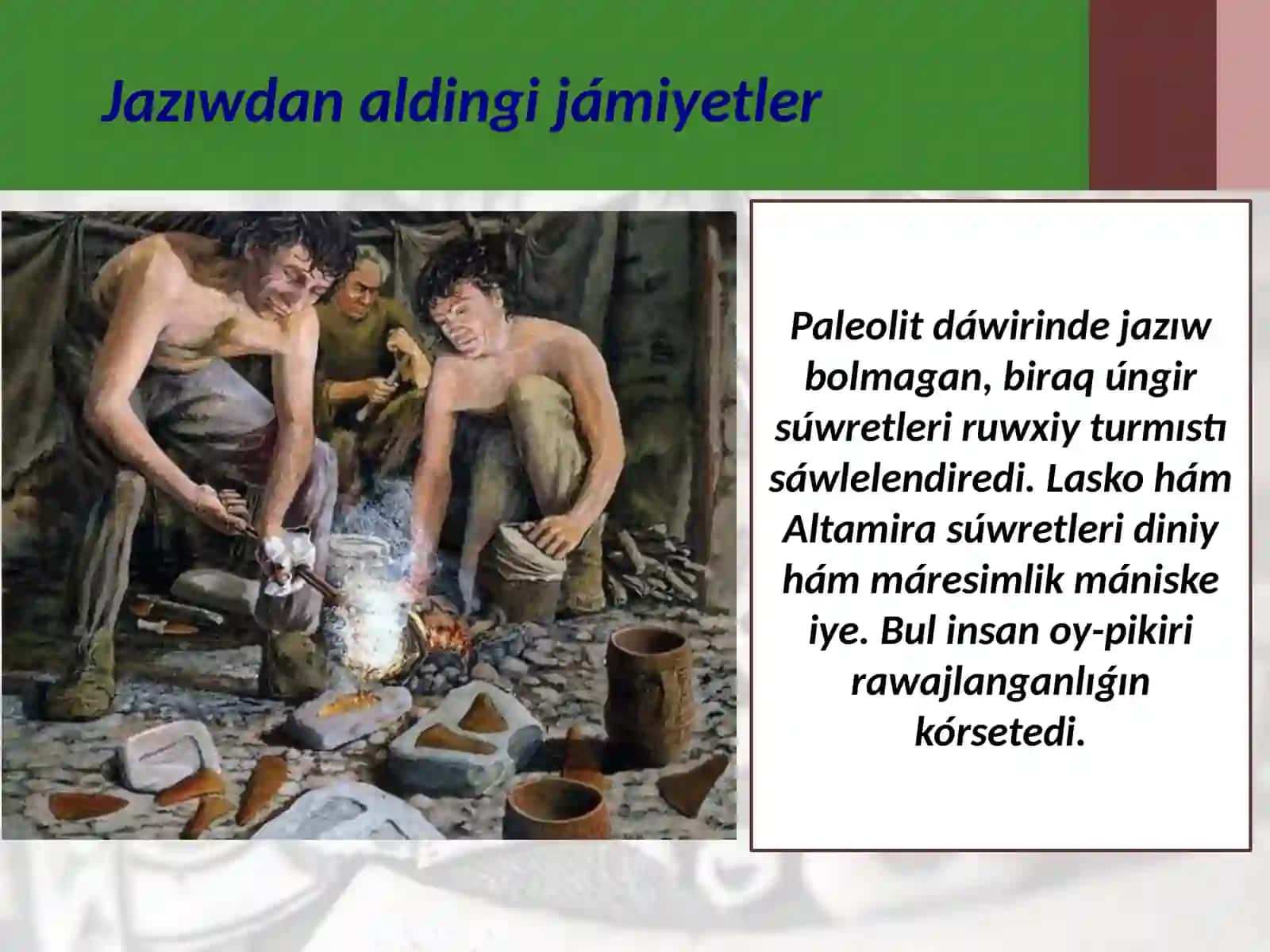 Ruwxiy mádeniyat 3