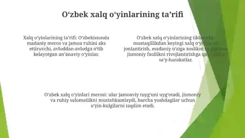Mustaqillik Yillarida O‘Zbek Xalq O'Yinlarning Tiklanishi 3