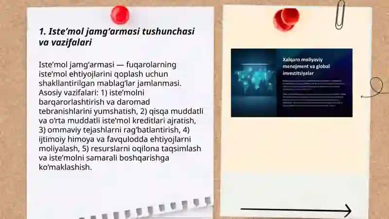 Isteʼmol Jamgʻarma va investitsiyalar 3
