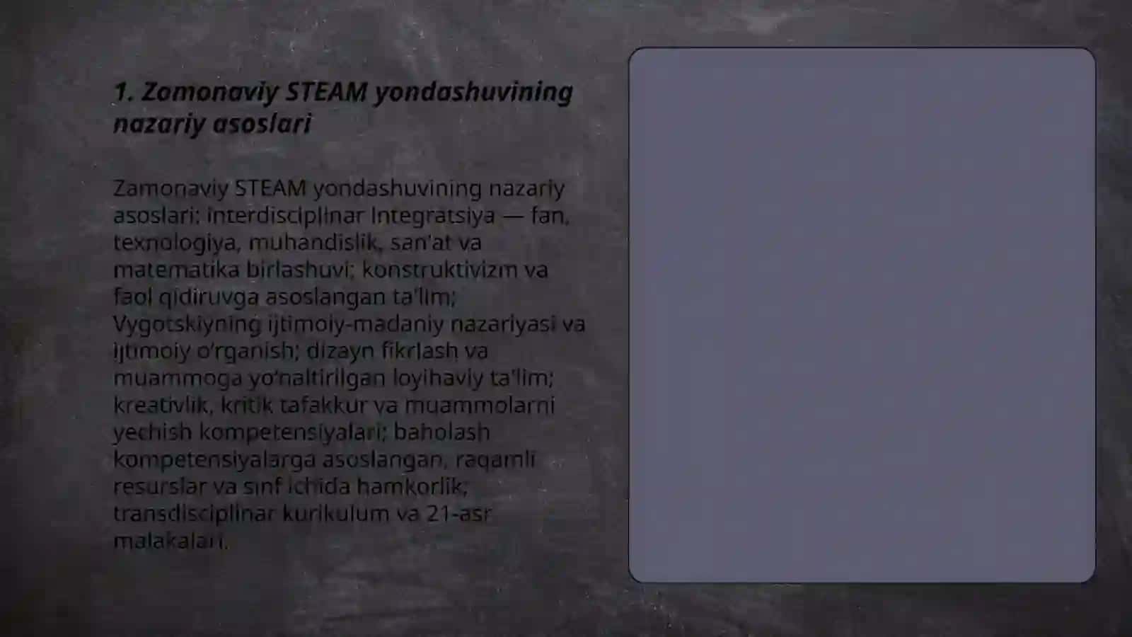 Zamonaviy STEAM yondashuv davr talabi 3
