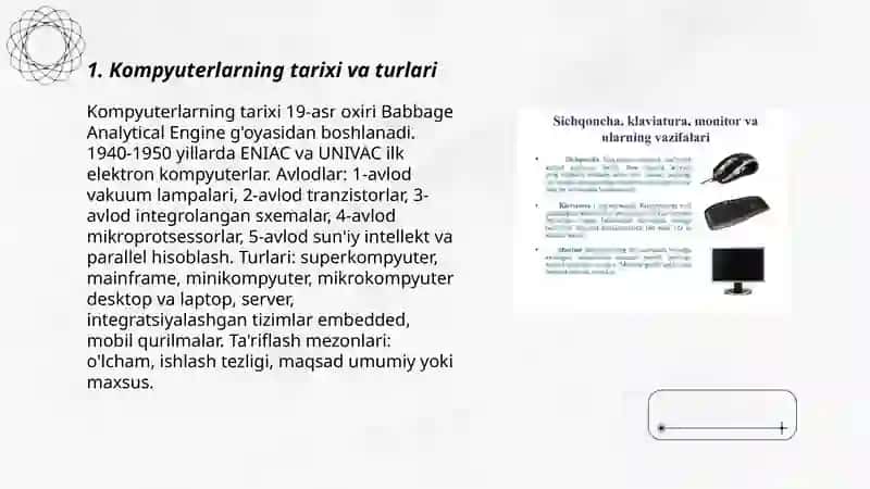Kompyuterlarning tarixi va turlari 3