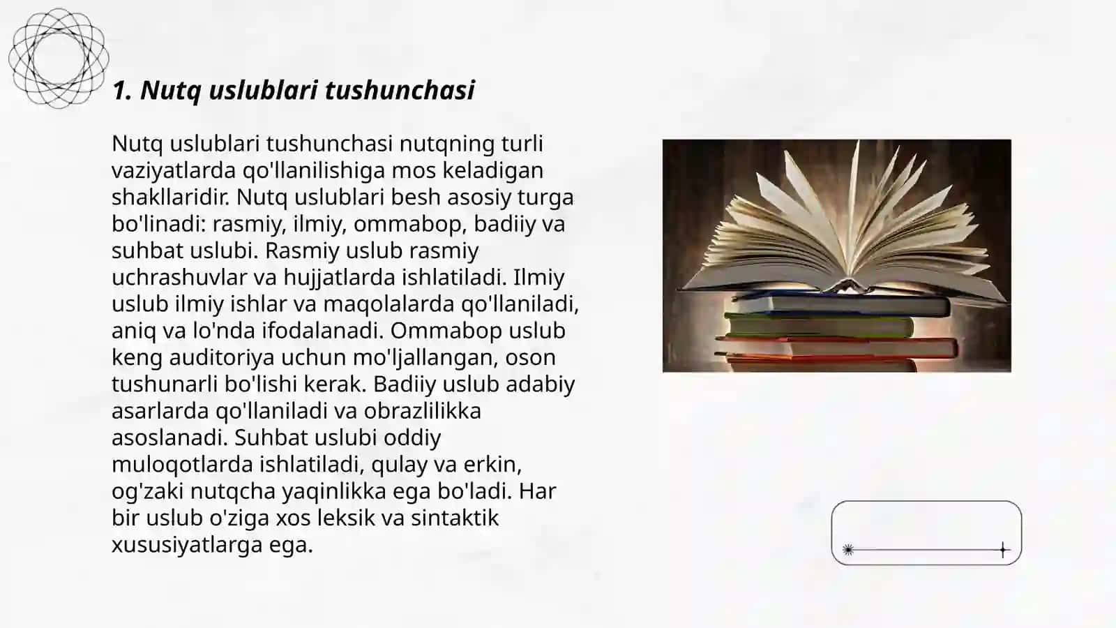 Nutqning uslubiy shakllari 3