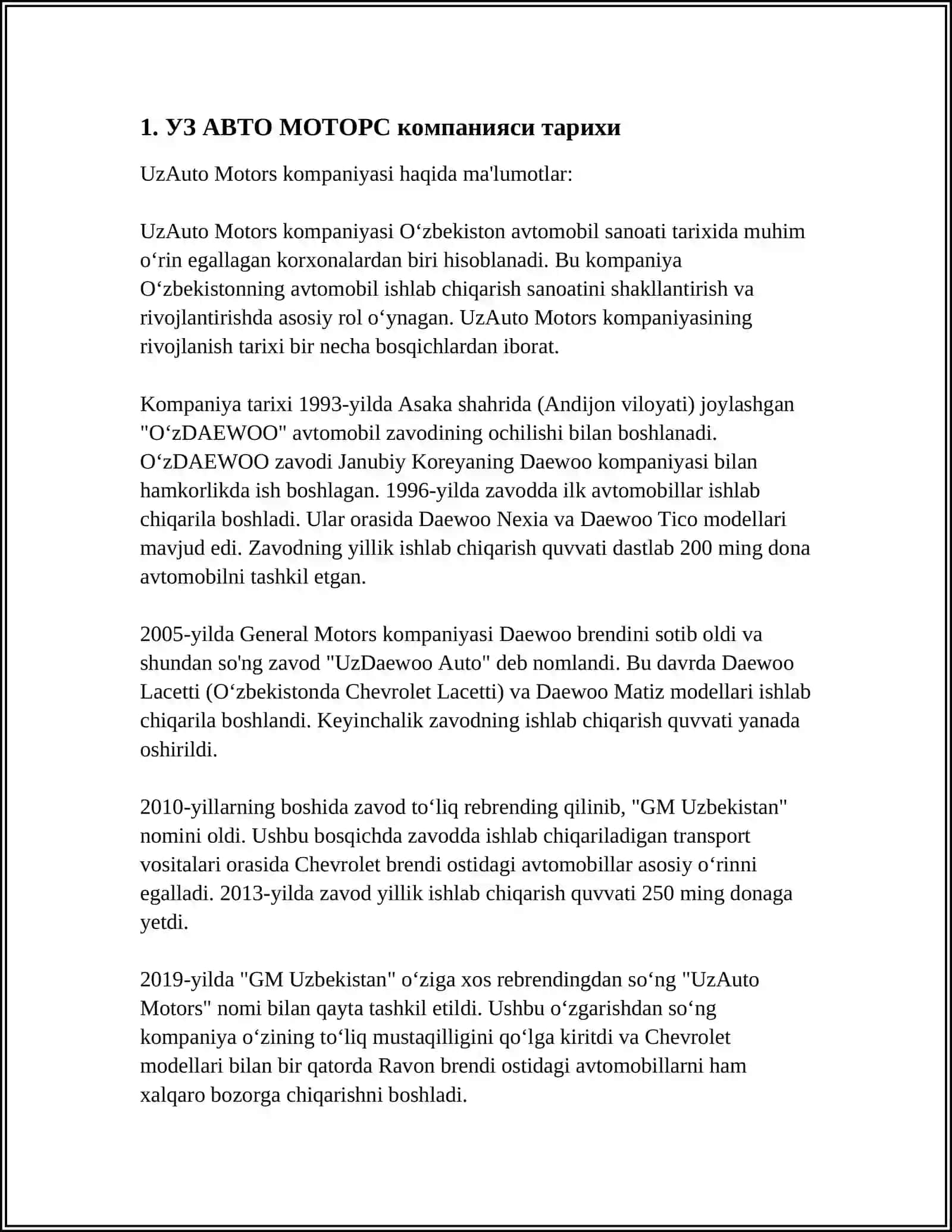 UZ AVTO MOTOROS 3