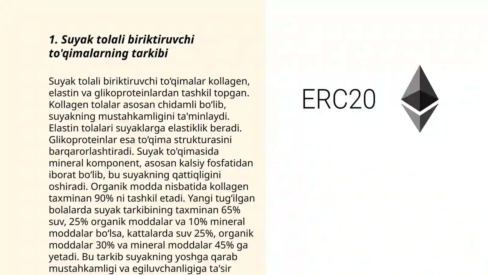 Suyak tolali biriktiruvchi to'qimalarning o'zaro munosabati 3