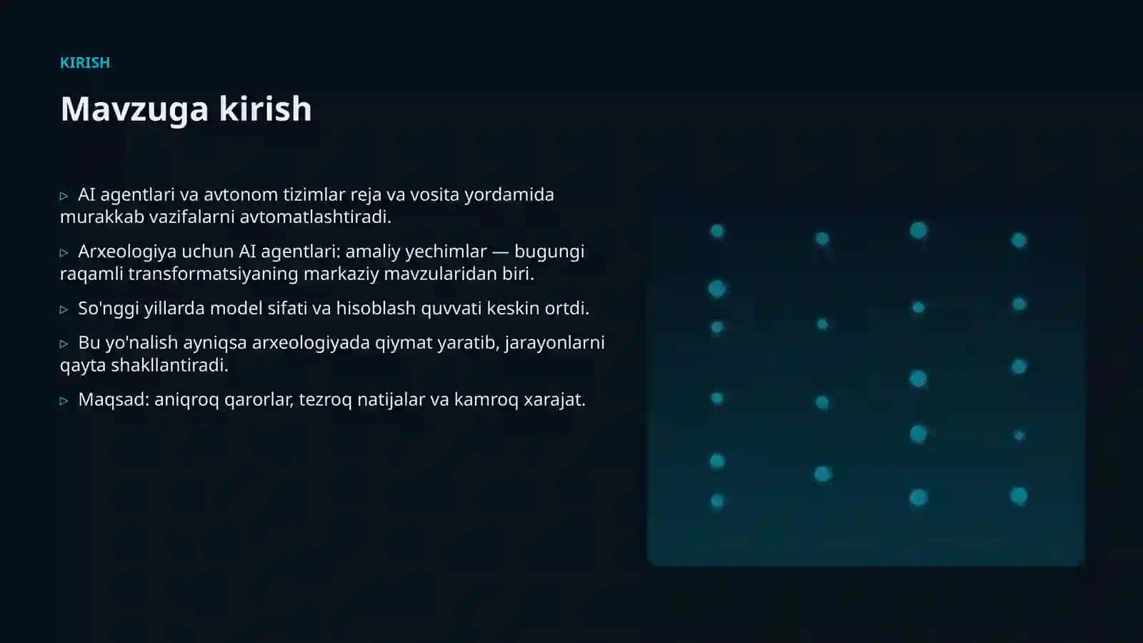 Arxeologiya uchun AI agentlari: amaliy yechimlar 3