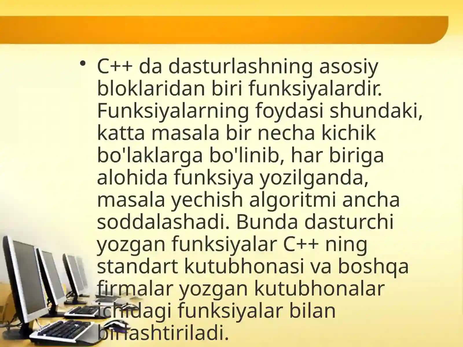 Функциялар ва уларни яратиш 3