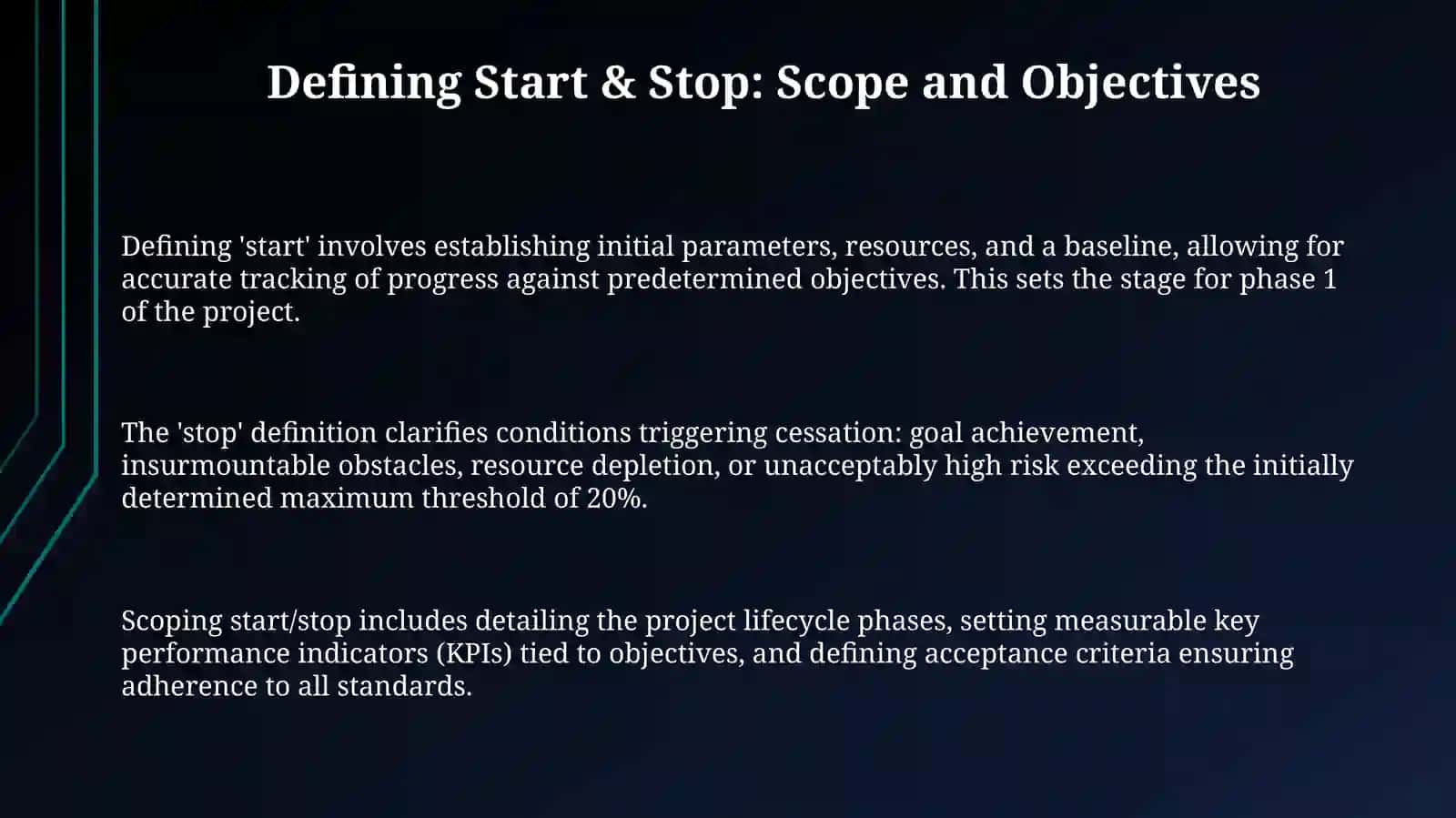 Presentation on Starting and Stopping in Mechanics and Chemical Engineering 3